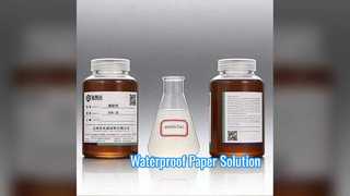 Papel químico repelente al agua