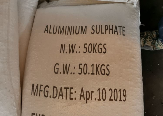 Tratamiento de aluminio blanco de Used For Sewage del agente del tratamiento de aguas del sulfato