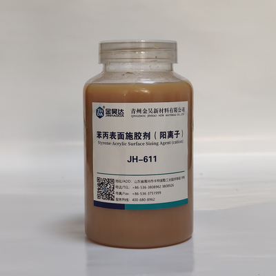 JH-611 Agente de dimensionamiento de superficie catiónico líquido a base de SAE para papel de embalaje