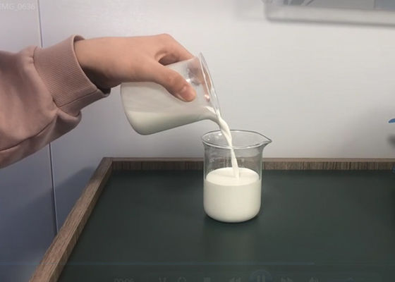 Uniforme catiónico blanco como la leche del tamaño de partícula de la emulsión de la resina del látex el 30%