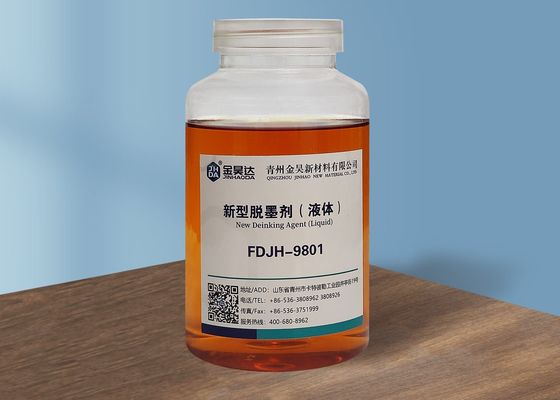Buen precio Agente líquido de FDJH9801 Deinking con poca contaminación de las aguas residuales de Deinking en línea