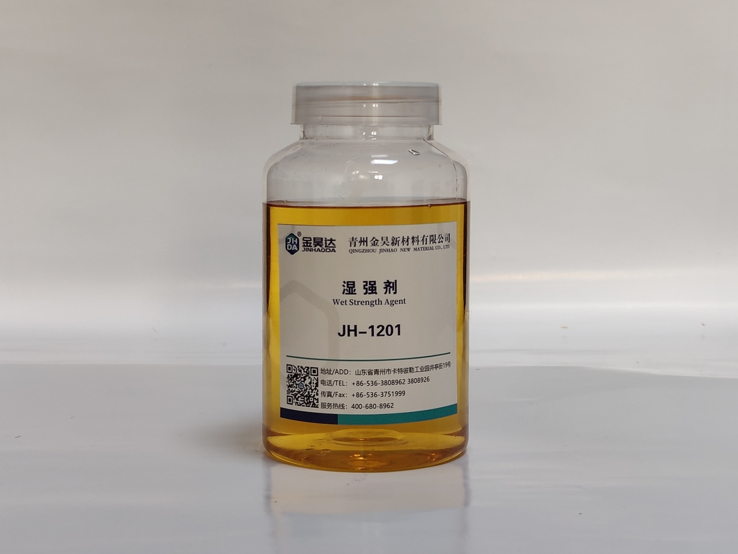 Soluble en agua PH 3.0-5.0 Agente de resistencia húmeda Líquido amarillo claro para la fabricación de papel