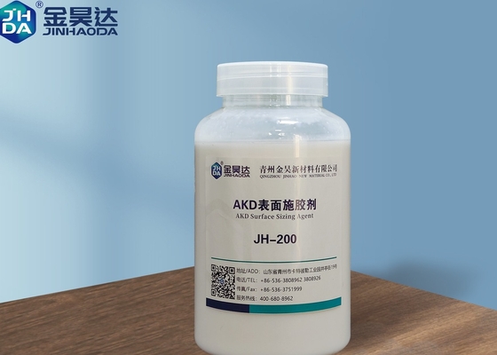 apresto superficial sólido del contenido JH AKD200 AKD del 20% Milky White Liquid para el papel de la escritura y de imprenta
