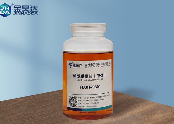 Buen precio Fabricante de reciclaje de papel de las sustancias químicas del agente el 25% de Deinking del papel usado FDJH9801 en línea