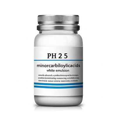 Buen precio PH 2 5 ácidos carboxilicoides menores emulsión blanca producto versátil que mejora la síntesis química y los procesos de formulación en línea