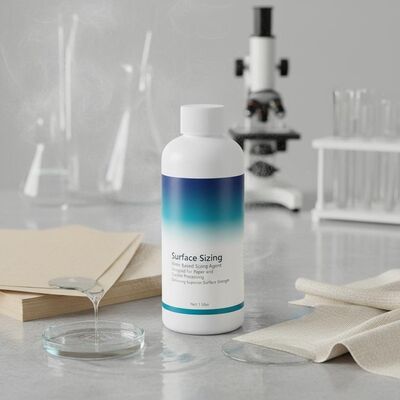 Buen precio Agente aniónico de dimensionamiento de superficies soluble en agua para el procesamiento de papel y textiles con propiedades anti-linting y anti-derramamiento en línea
